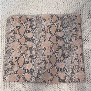 snakeskin tube top